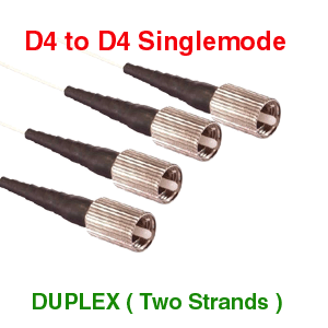D4 to D4 DUPLEX SINGLEMODE Cable
