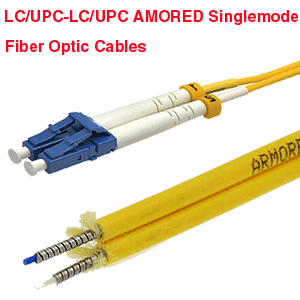 LC to LC SM 9/125 ARMORED Fiber Optic Cables