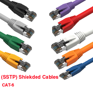 CAT-6 Shielded (SSTP) Ethernet Network Booted Cables