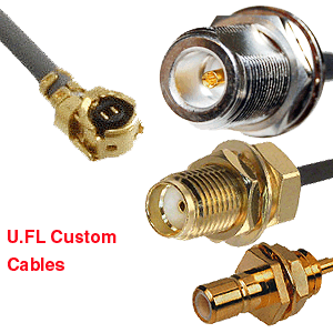 U.FL/IPEX/MHF Custom Cables to your specification