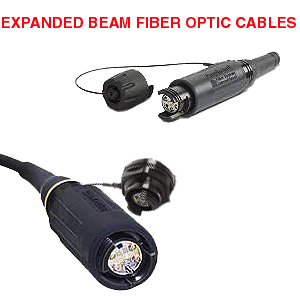 1.0 Foot 4.0 Channel Expanded Beam Fiber Cables