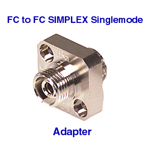 FC to FC Duplex Adapter - FC to FC SIMPLEX M/M Bronze sleeve, Zinc Alloy