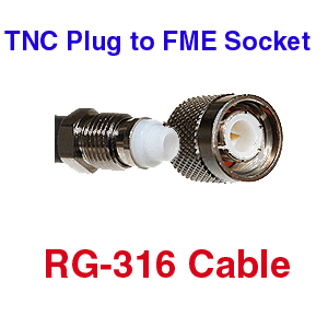FME F to TNC M RG-316
