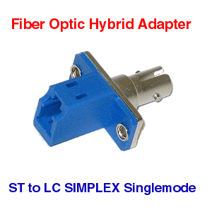 LC to ST Simplex Adapter