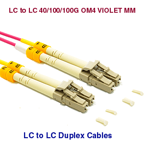 LC/UPC-LC/UPC OM4 Multimode Duplex Cables