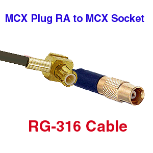 MCX M RA to MCX F RG-316