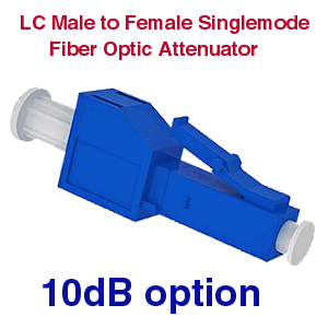 LC Fiber Attenuators 10dB