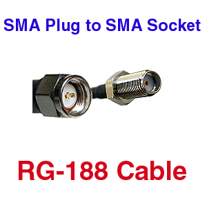 SMA to SMA Female RG-58 Coax Cable