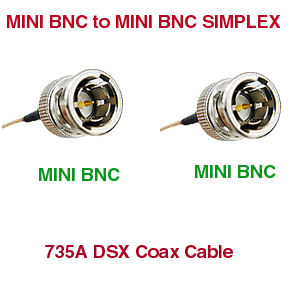 Mini BNC Coax Cables