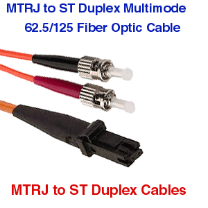 ST to MTRJ OM1 Fiber Optic Cable