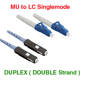 MU to LC Fiber Optic Cables