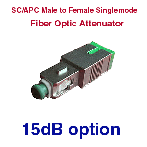 SC APC Fiber Optic Attenuators