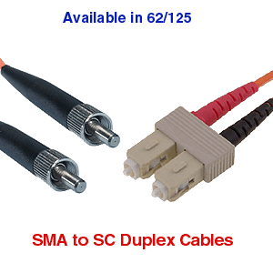 SMA to SC Fiber Optic Cables