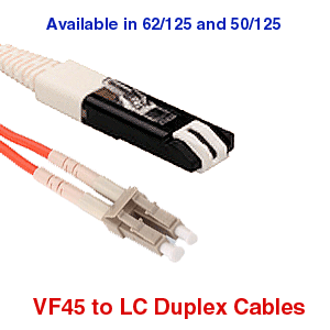 LC to VF45 Volition Fiber Optic Cables