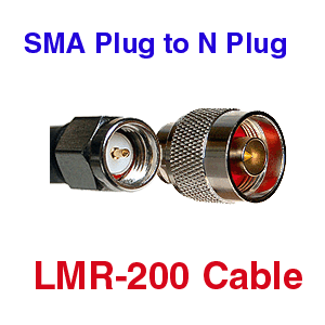 SMA Male to N Male LMR-200