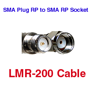 SMA M RP to SMA F RP LMR200