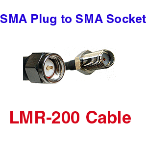 SMA P to SMA F LMR-200