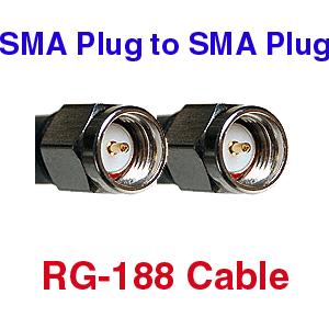 SMA to SMA RG-188