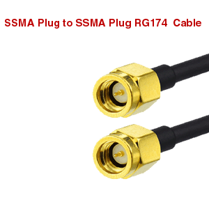 SSMA Plug to SSMA Plug RG174 50ohm SINGLE Cable