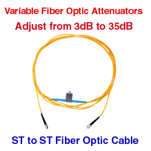 2 .0 Meters SINGLEMODE ST ATTENUATOR Cable 3dB to 35dB