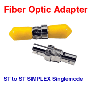 ST to ST Simplex Adapter